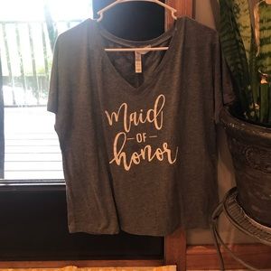 Maid of honor baggy tshirt